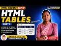 HTML Table Tutorial in Hindi Table TR TH TD Tags Explained HTML Course Day 17