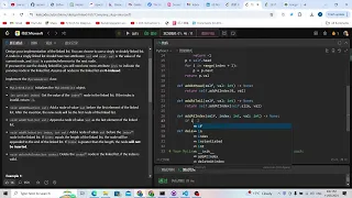 Leetcode 707 Design Linked List linked list