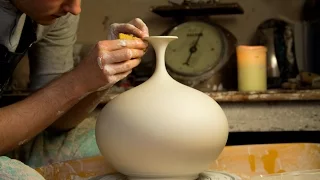 Throwing A Round Bellied Vase With Flared Top Matt Horne Pottery 