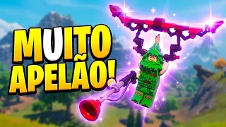 DESBLOQUEEI DOIS ITENS INCRÍVEIS NO LEGO FORTNITE!! DESEMPUXADORA E ASA-DELTA - DIDIGPX