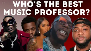 wizkid davido burna boy olamide or tiwa savage who is your perfect harvard music professor