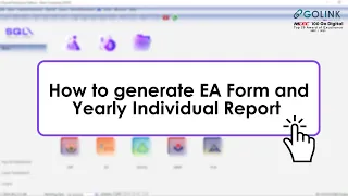 SQL Payroll How To Generate EA Form Yearly Individual Report