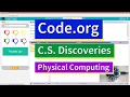 Arrays and For Loops Lesson 12 9 Tutorial with Answers Code org CS Discoveries Physical Computing