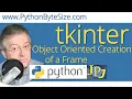 Creating instances of the tkinter Frame using OOP