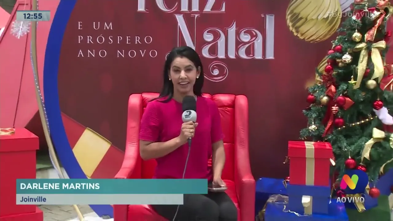 Chuva de neve e pista de patinação: atrações do Natal de Joinville terminam amanhã