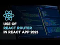 How to Add React Router in React App 2023 Use of React Router Dom v6 Tutorial in Hindi