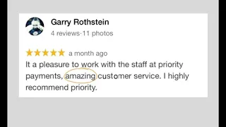 Priority Payments Systems Local Testimonials