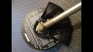 How To Put A Saw Blade On A String Trimmer ECHO SRM-3020