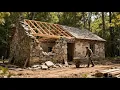 Lagu Man REVIVES 1957 House from STONE and WOOD in 200 days | From Start to Finish by @luxonbushcraft