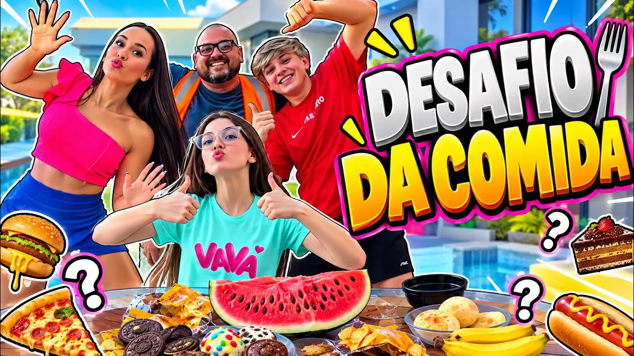 Desafio da comida! #video