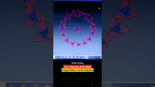 Dancing Animation using Python Turtle Graphics
