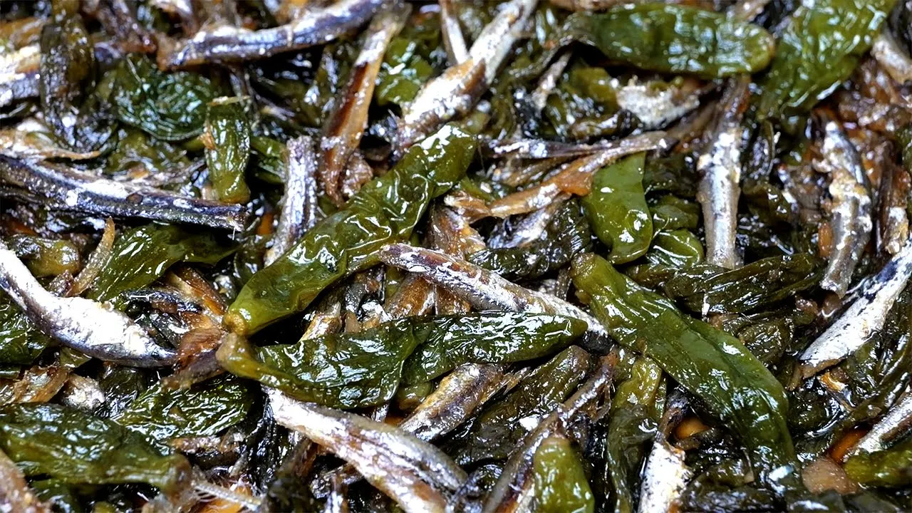 꽈리고추 멸치조림