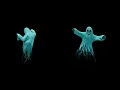 Halloween Projection Loop Dancing Ghosts
