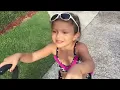 Babysitting Disaster FAIL at the BEACH SKIT! Girls go to Pool and Beach..Spring Break FUN!