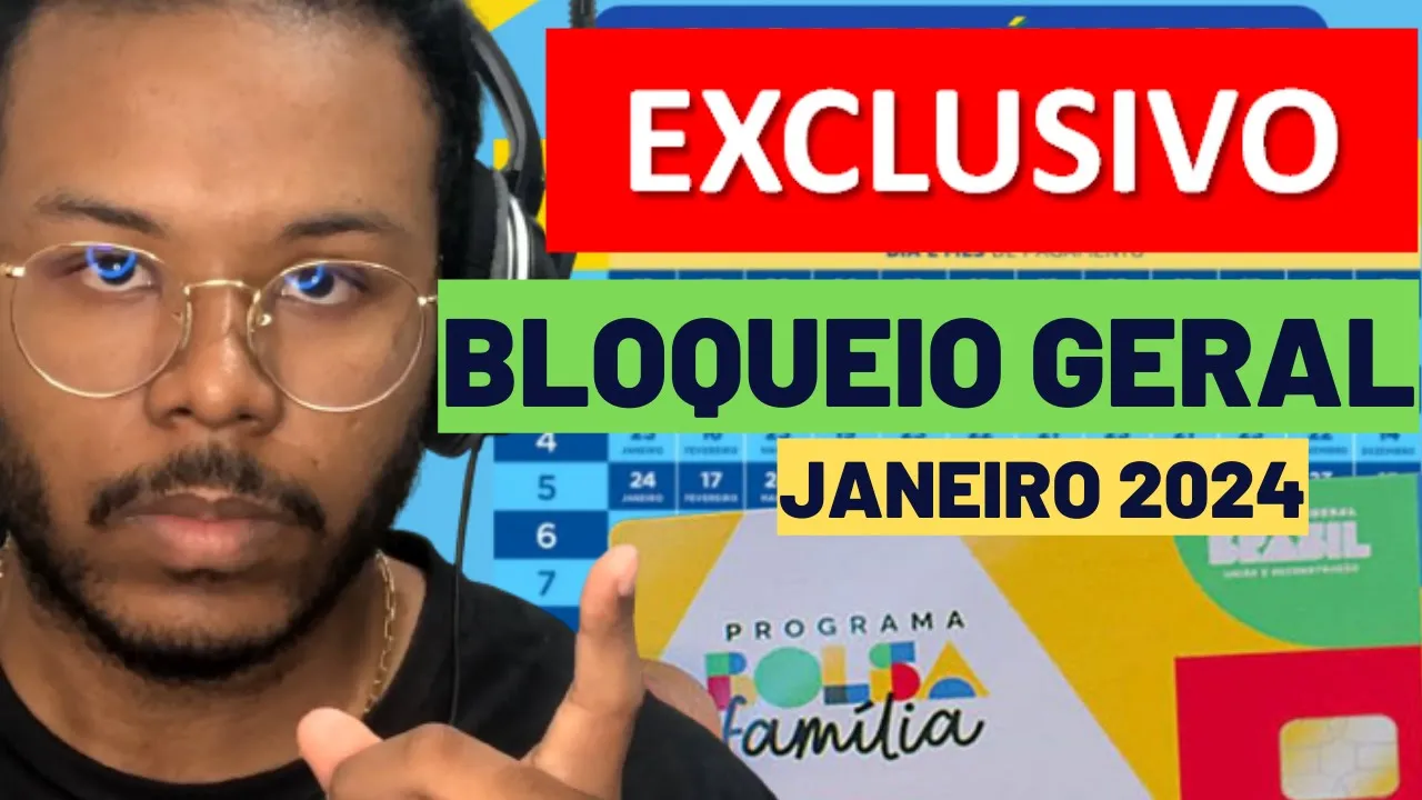 BOLSA FAMÍLIA VAI BLOQUEAR GERAL EM JANEIRO