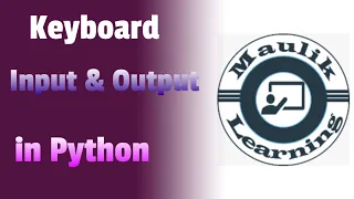 Keyboard input Output in Python