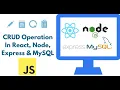 Build CRUD Application with ReactJS NodeJS ExpressJS MySQL from Scratch