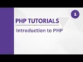 Introduction to PHP programming language PHP Tutorial