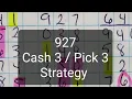 927 Cash 3 Pick 3 Strategies - Mississippi Lottery Numbers Rundown