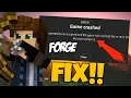 How To Fix Minecraft Forge Crashing Minecraft Forge Crash Fix
