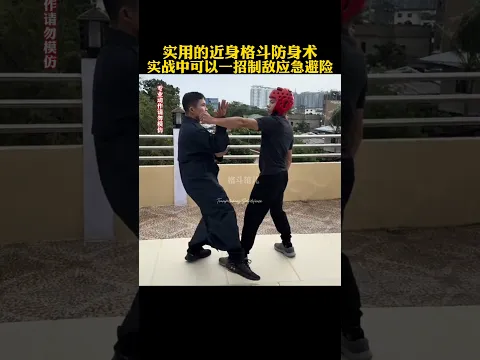 ONE MOVE. FIGHT OVER. 😱#challenge #kungfu