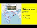 create webmap using python