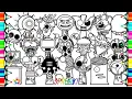Incredibox SPRUNKI Phase 5 Coloring Pages How to Color ALL Sprunki Phase 5 NCS Music