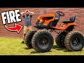 HE BURNED MY MUD MOWER