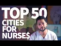 Cities Where NURSES make the most MONEY in all 50 US States with detailed cost of living