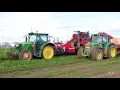 Download Lagu Fam. Duisterwinkel t'Zandt, peen rooien bij Hilberink, Eemshaven Dewulf GKIIS 2-rijer klembandrooier
