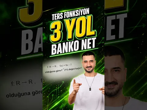 Altın Değerinde 3 Kısa Yol🔐Fonksiyonun Tersini Alma