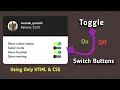 How To Make Buttons In HTML CSS