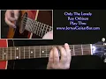 Roy Orbison Only The Lonely Guitar Play Thru