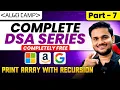 Print array with recursion Recursion Series Part 7