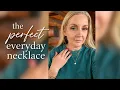 TRENDY Layered Gold Necklace Set Voduim Dainty Necklace Review Try-On