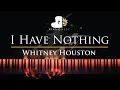 Download Lagu Whitney Houston - I Have Nothing - Piano Karaoke / Sing Along Cover with Lyrics