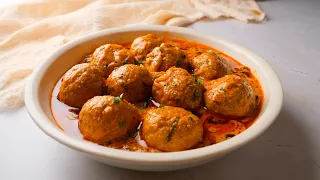 Soft & Juicy Chicken Kofta Curry | Easy Meatball Recipe