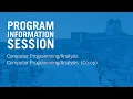 Program Information Session Computer Programming