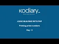 Maths Logic Building with PHP - Day3