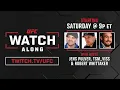 UFC 281 Watch Along w Robert Whittaker TSM - Viss and Jens Pulver