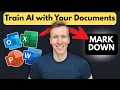 How to Convert Excel Word PowerPoint PDFs to Markdown with Python