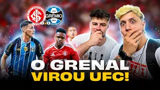 MUITA BRIGA E POUCO FUTEBOL - EU FILMEI TUDO DO CAMPO!!! Internacional 0x0 Grêmio 