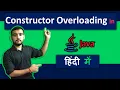 Constructor Overloading in Java with Example Coding Wallah