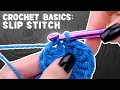 How to Slip Stitch in Crochet Easy Beginners Slip Stitch Tutorial