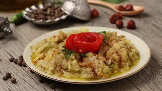 من الوصفات السهلة والطيبة الي ممكن نحضرها من لب الكوسا بدل ما نتخلص منه 