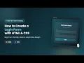 How to Create a Neon Login Form with HTML CSS