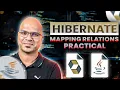 Hibernate Tutorial Mapping Relations Practical