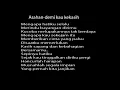 Download Lagu asahan demi kau kekasih