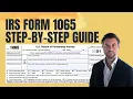 How to Fill Out Form 1065 for 2021 Step-by-Step Instructions