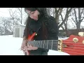 I Play Inside the Winter Storm by DragonForce Inside a Winter Storm